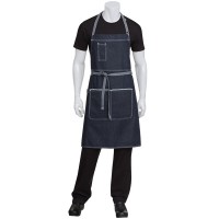Chef Works | Bronx Indigo Blue Denim Bib Apron
